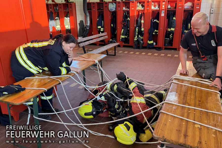 Ausbildung mit der Feuerwehr Mittenwalde